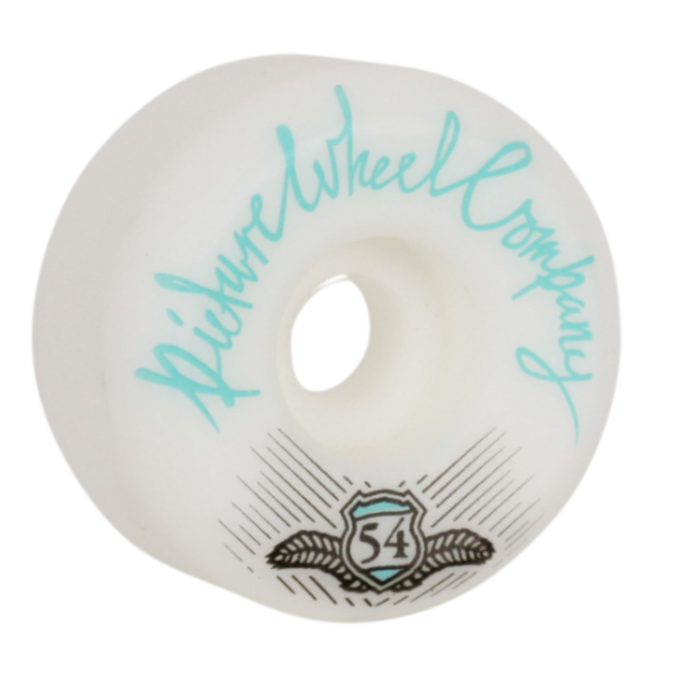 Picture Wheels - POP Teal on White 54mm - 99A