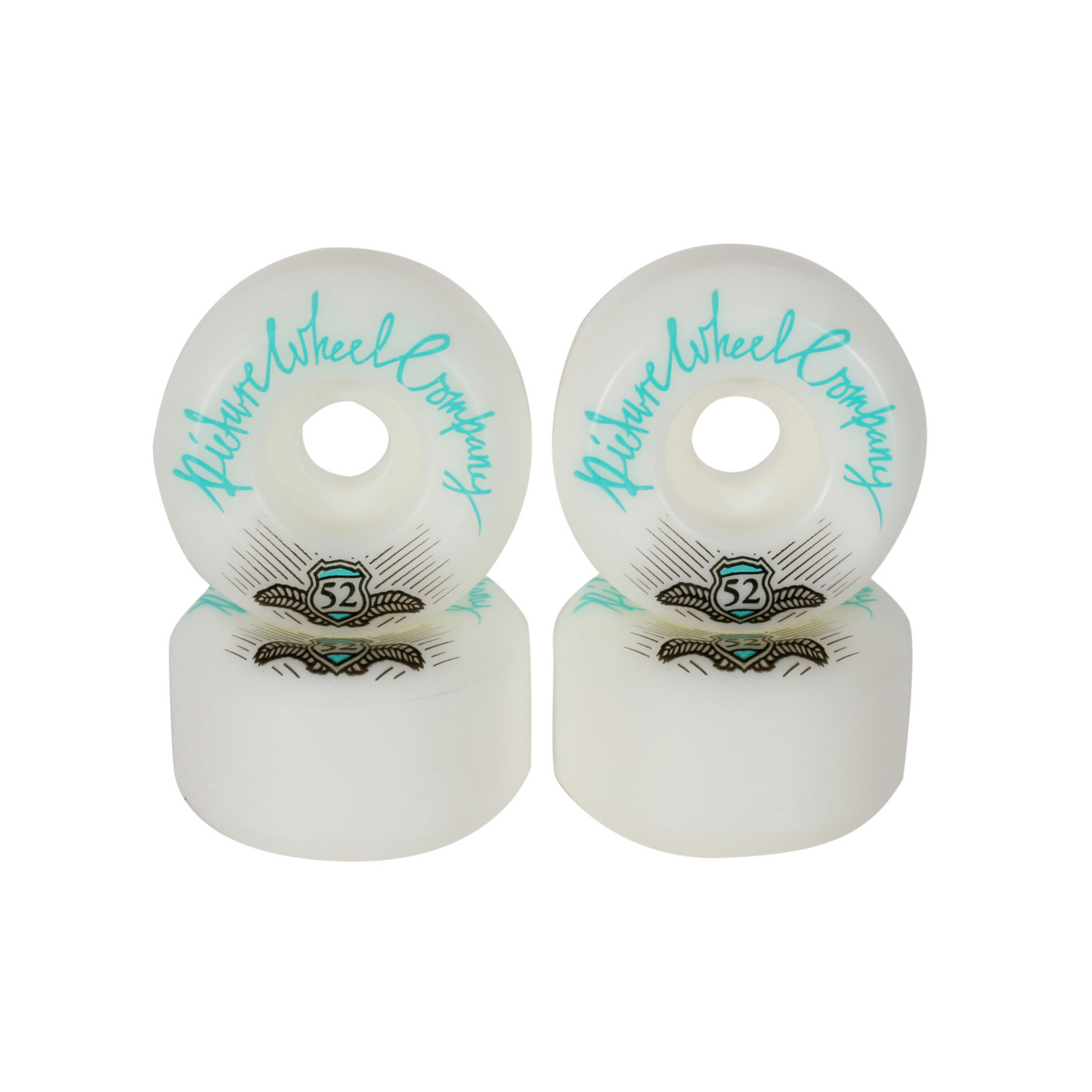 Picture Wheels - Shield 83B Conical Shape 52mm (TEAL)