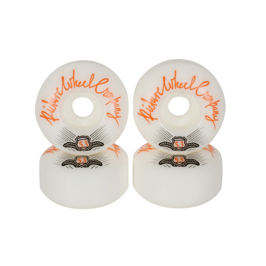 Picture Wheels - POP Tangerine on White 53mm - 99A