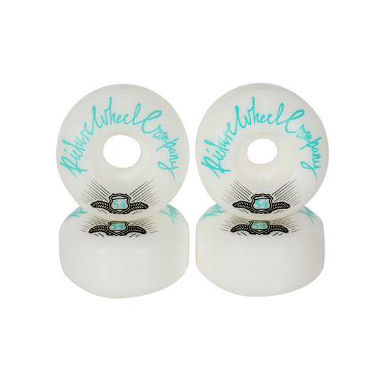 Picture Wheels - Shield 83B Conical Shape 54mm (TEAL)