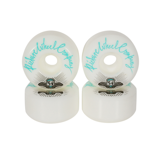 Picture Wheels - POP Teal on White 54mm - 99A
